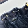 PRADA Mini Black and Gold Bucket Bag 🧚 So Elegant~