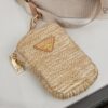 Prada Hobo Combo Raffia Woven Limited Edition Mini Bag 2429