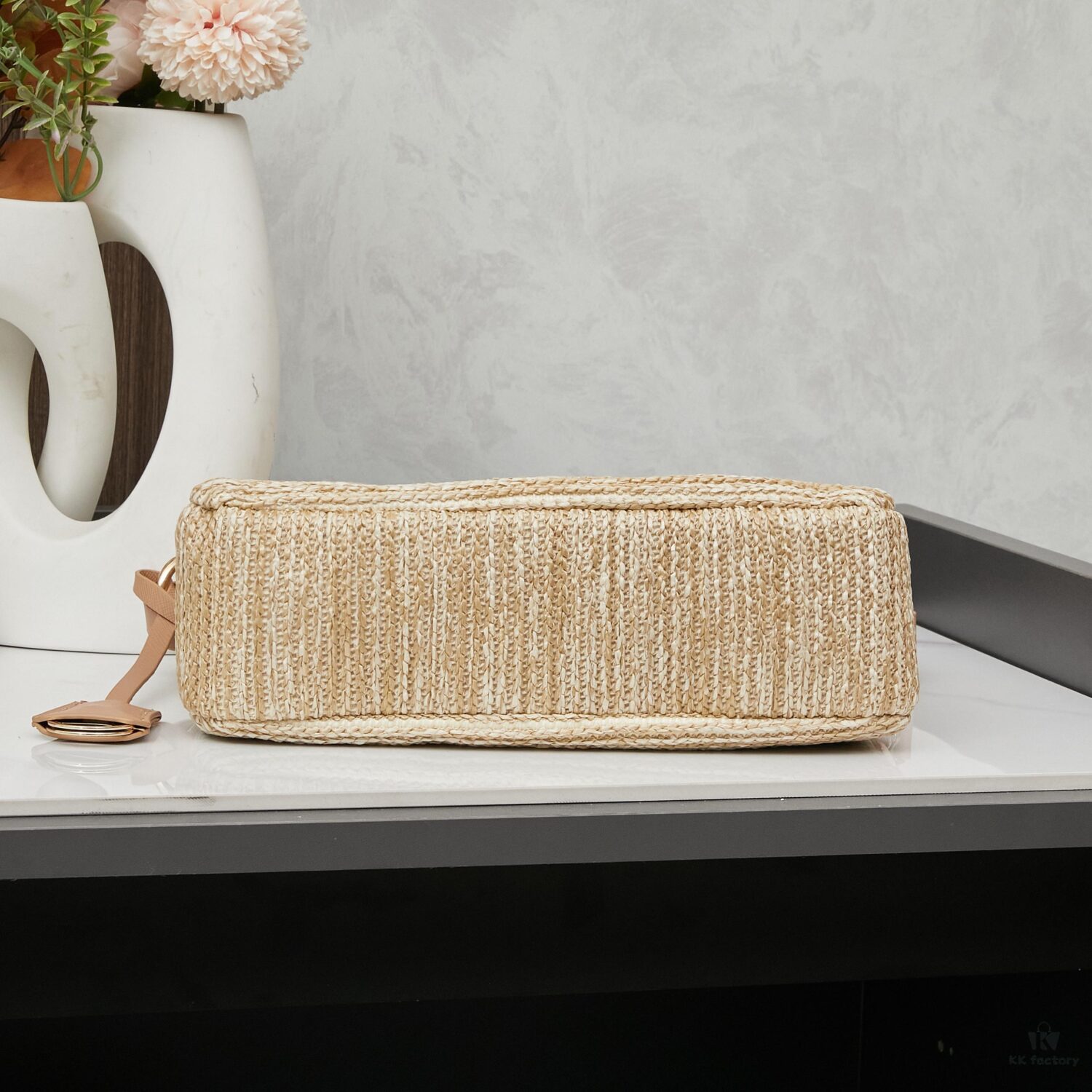 Large Size Prada Hobo Combo Raffia Woven Limited Edition Three-in-One Beach Bag with Box