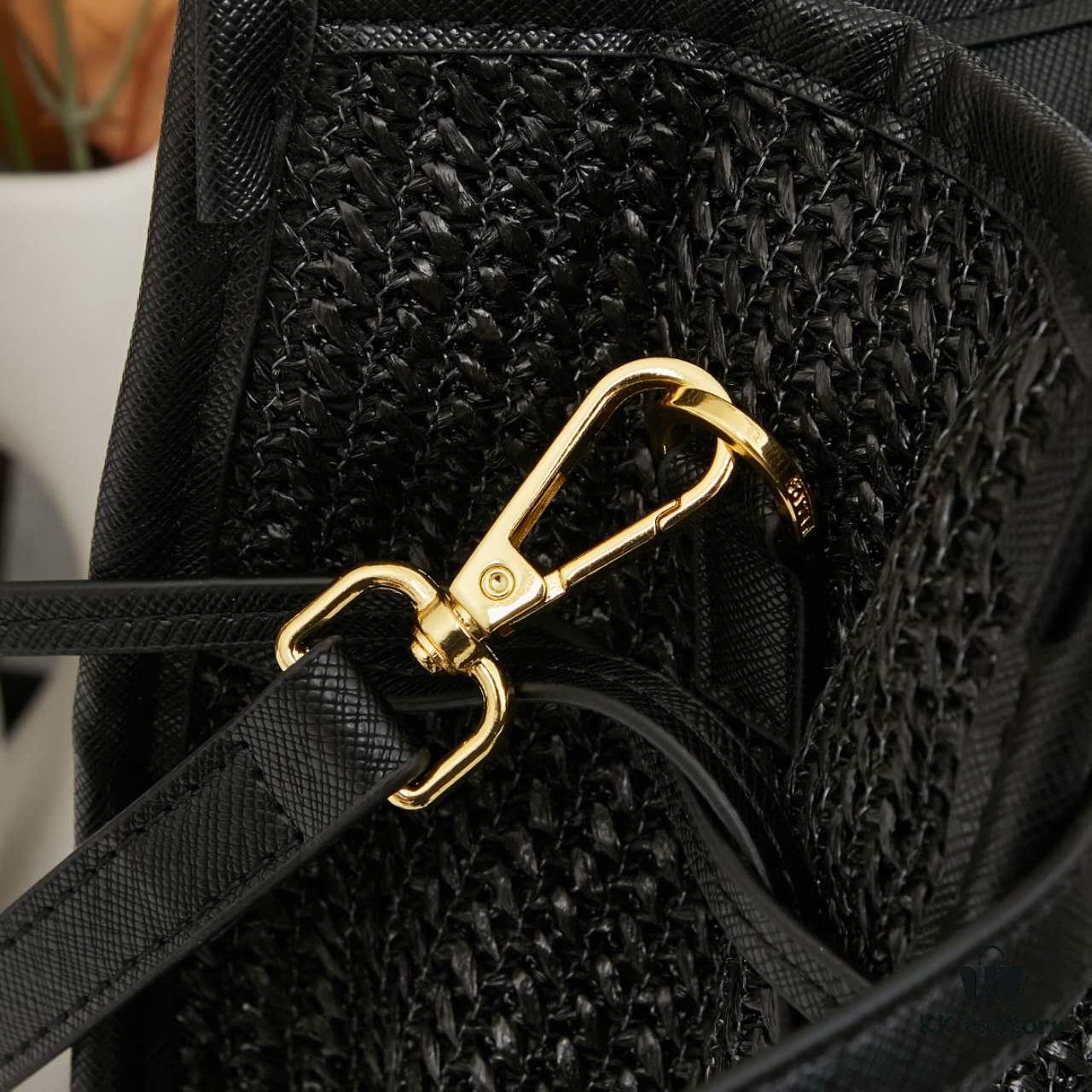 Prada Woven Bag, Stylish and Versatile Tote for Daily Commute, Size 38×30×12