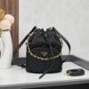 PRADA Mini Black and Gold Bucket Bag 🧚 So Elegant~