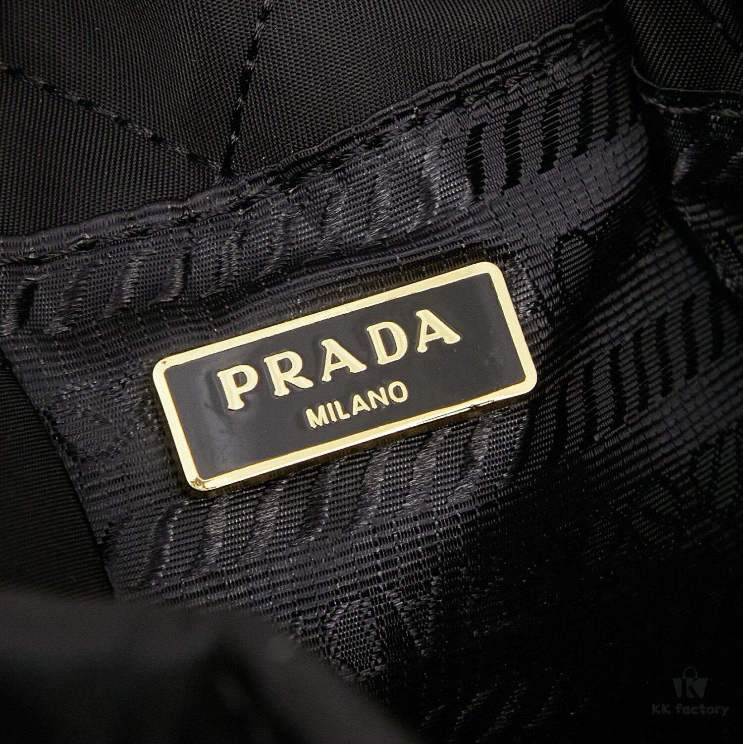PRADA Mini Black and Gold Bucket Bag 🧚 So Elegant~