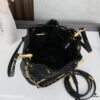 PRADA Mini Black and Gold Bucket Bag 🧚 So Elegant~