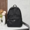 PRADA Re-Nylon and Saffiano Nylon Backpack Unisex – Waterproof Parachute Nylon with Leather Trim