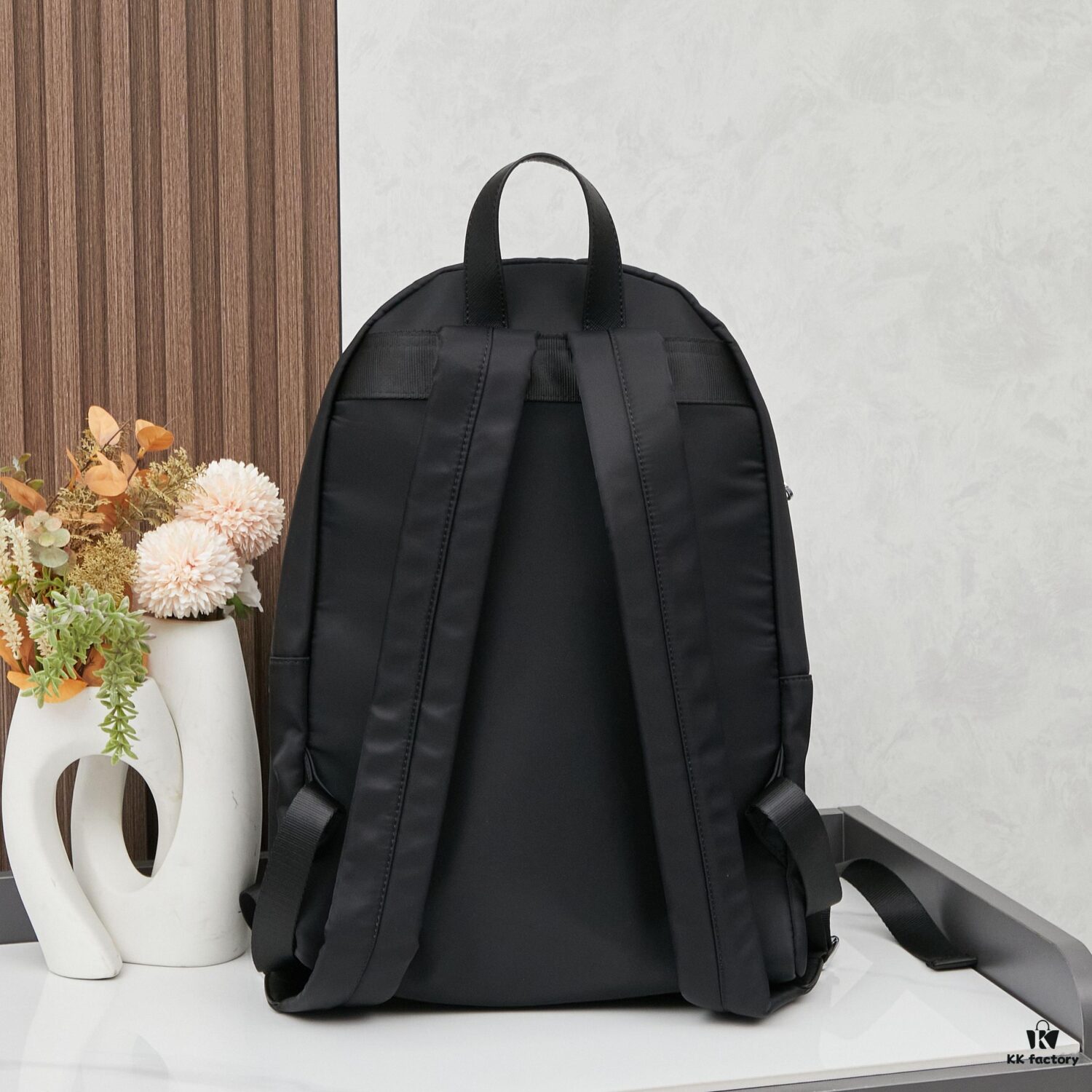 PRADA Re-Nylon and Saffiano Nylon Backpack Unisex – Waterproof Parachute Nylon with Leather Trim