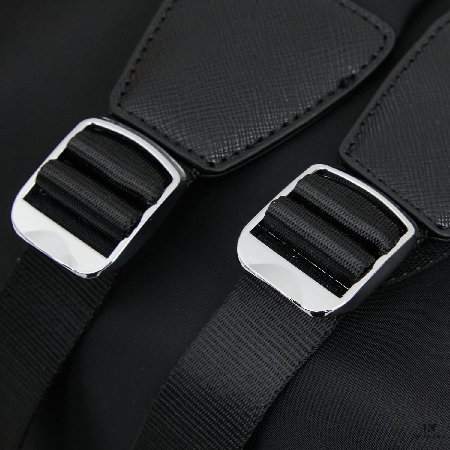 PRADA Re-Nylon and Saffiano Nylon Backpack Unisex – Waterproof Parachute Nylon with Leather Trim