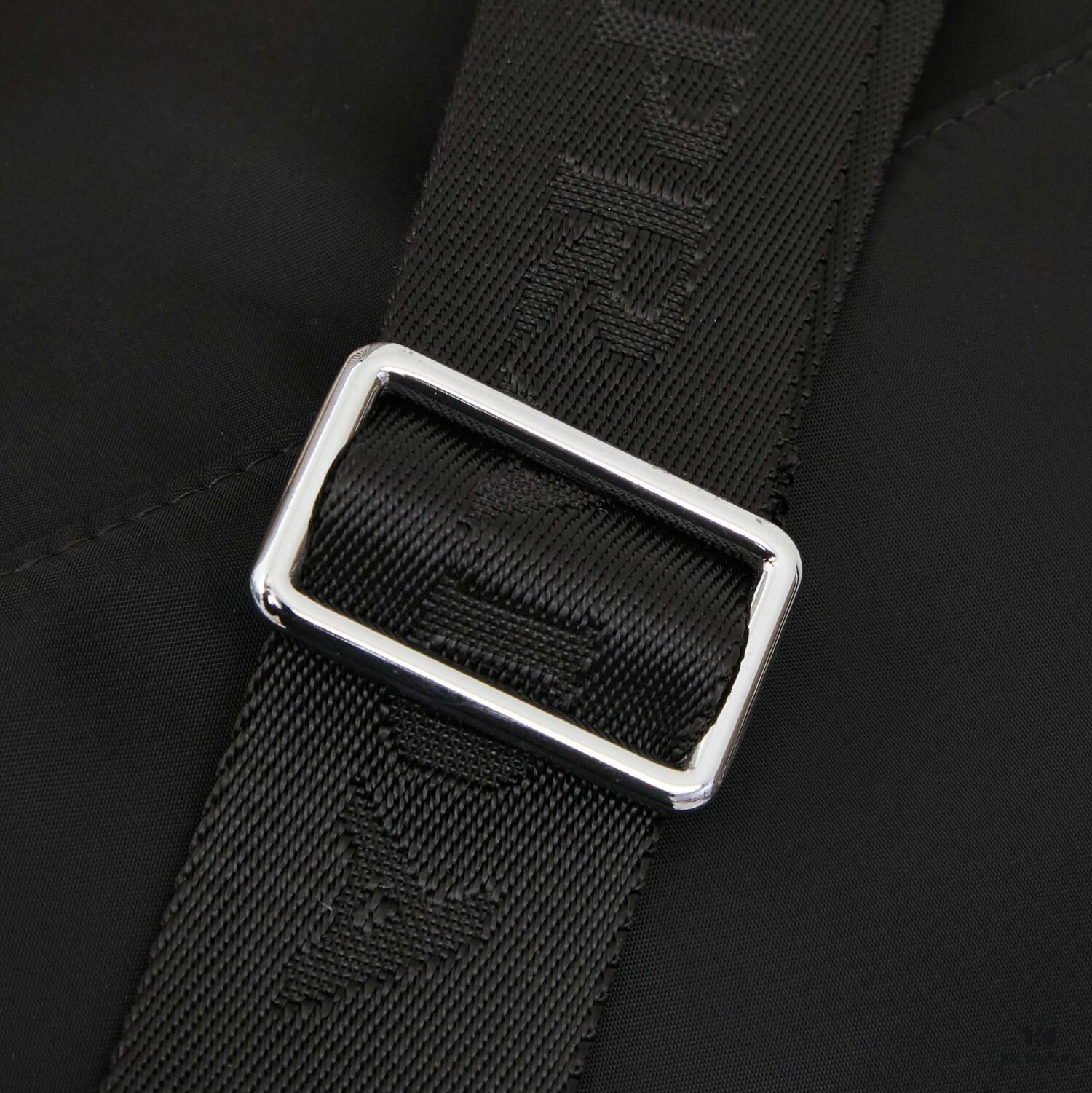 Prada RE-NYLON Recycled Nylon and Saffiano Leather Shoulder Bag! Crossbody Messenger Bag, Unisex! Parachute Fabric with Crosshatch Calfskin, Zippered Pocket at Back, Additional Zippered Compartment on Flap! Two Snap Closures at Opening for Security and Practicality! Adjustable Shoulder Strap! Size 30 x 25 cm, Model 2387