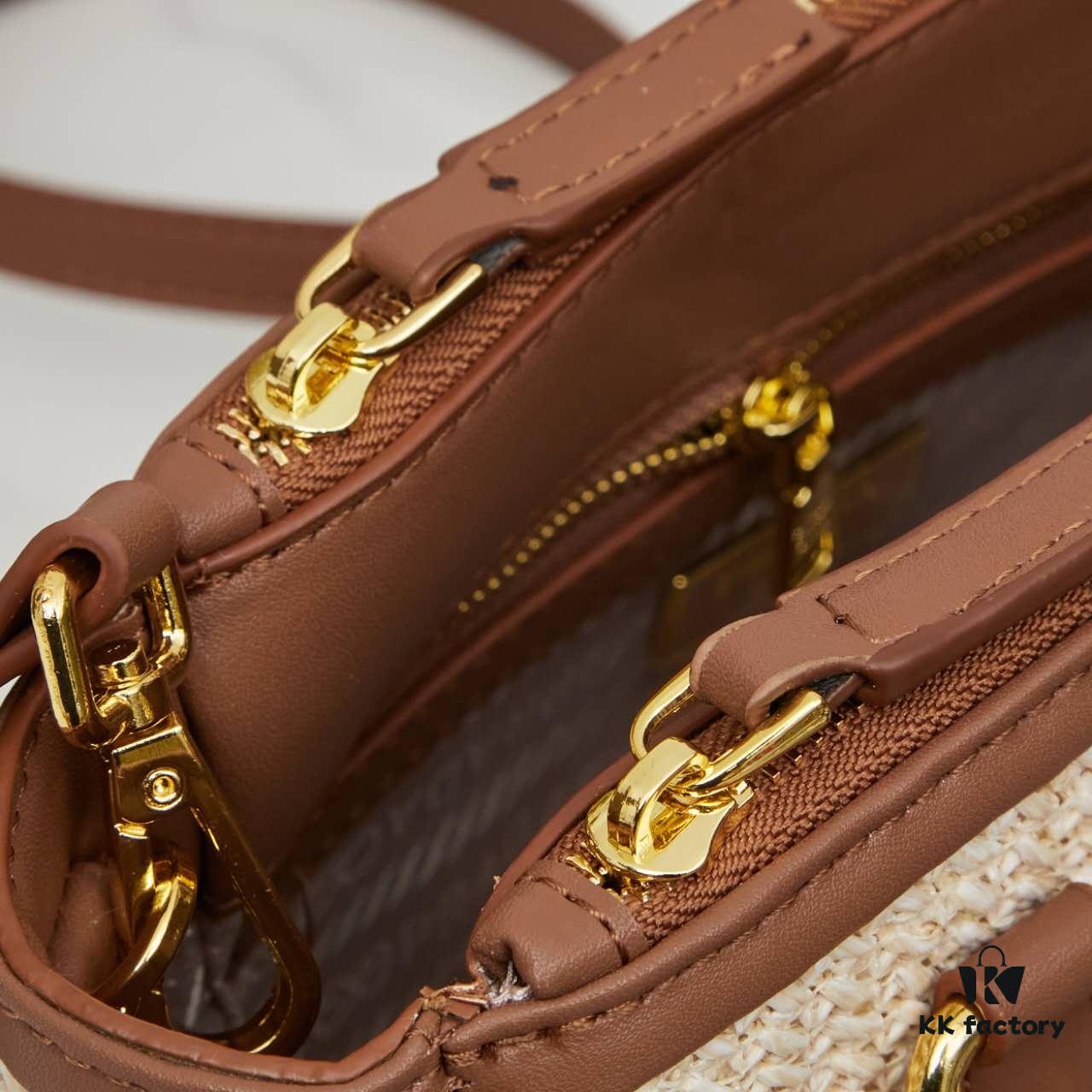 Prada Beautiful Rattan Bag with Box