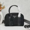 Box Included PRADA 🖤 Premium Vintage Boston Handbag, 23x16x5 Model 2495