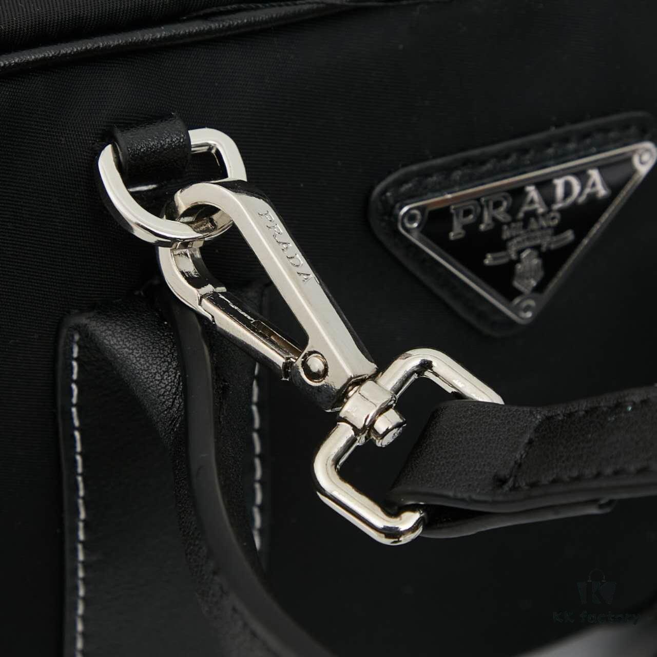 Box Included PRADA 🖤 Premium Vintage Boston Handbag, 23x16x5 Model 2495