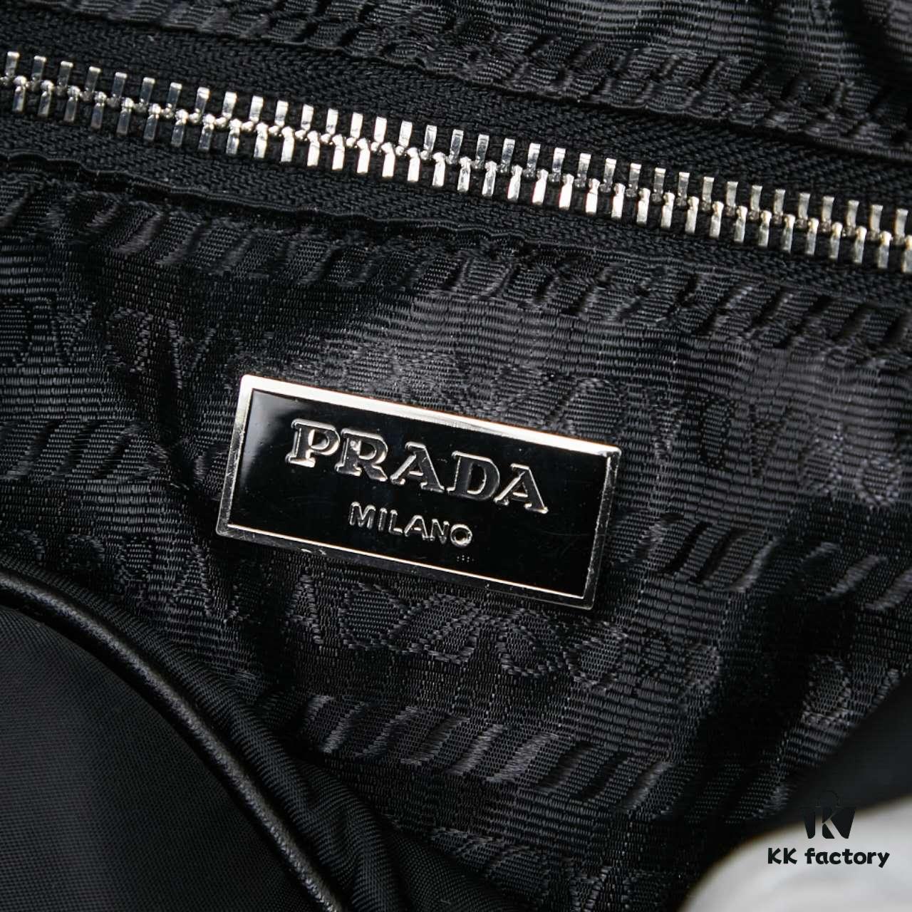 Box Included PRADA 🖤 Premium Vintage Boston Handbag, 23x16x5 Model 2495
