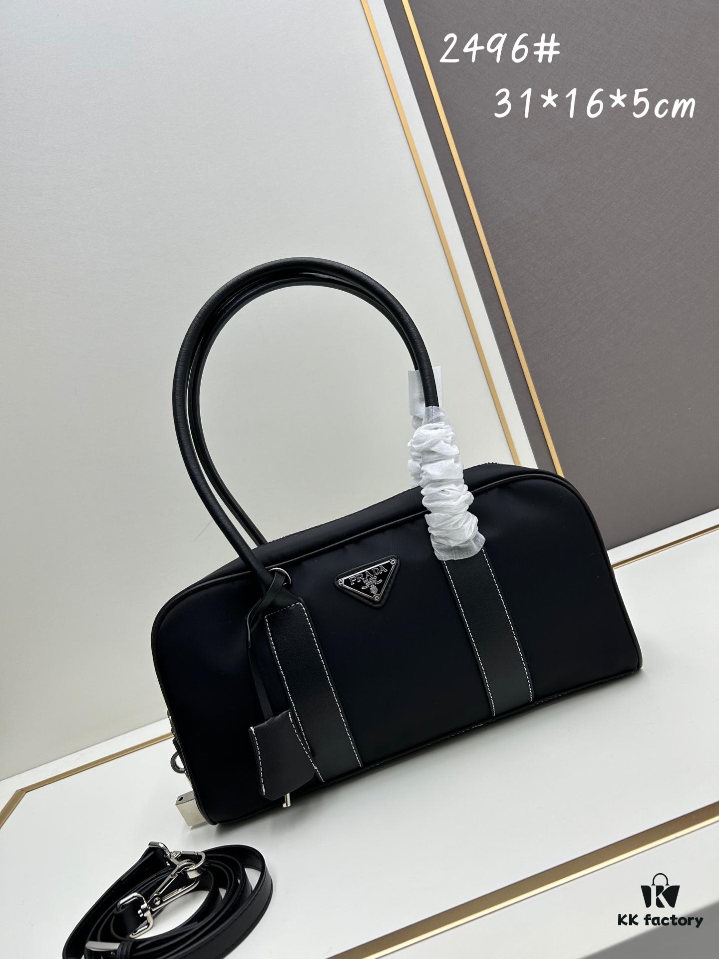 Large Size Prada Boston Bag – The Greek God of Fashion!