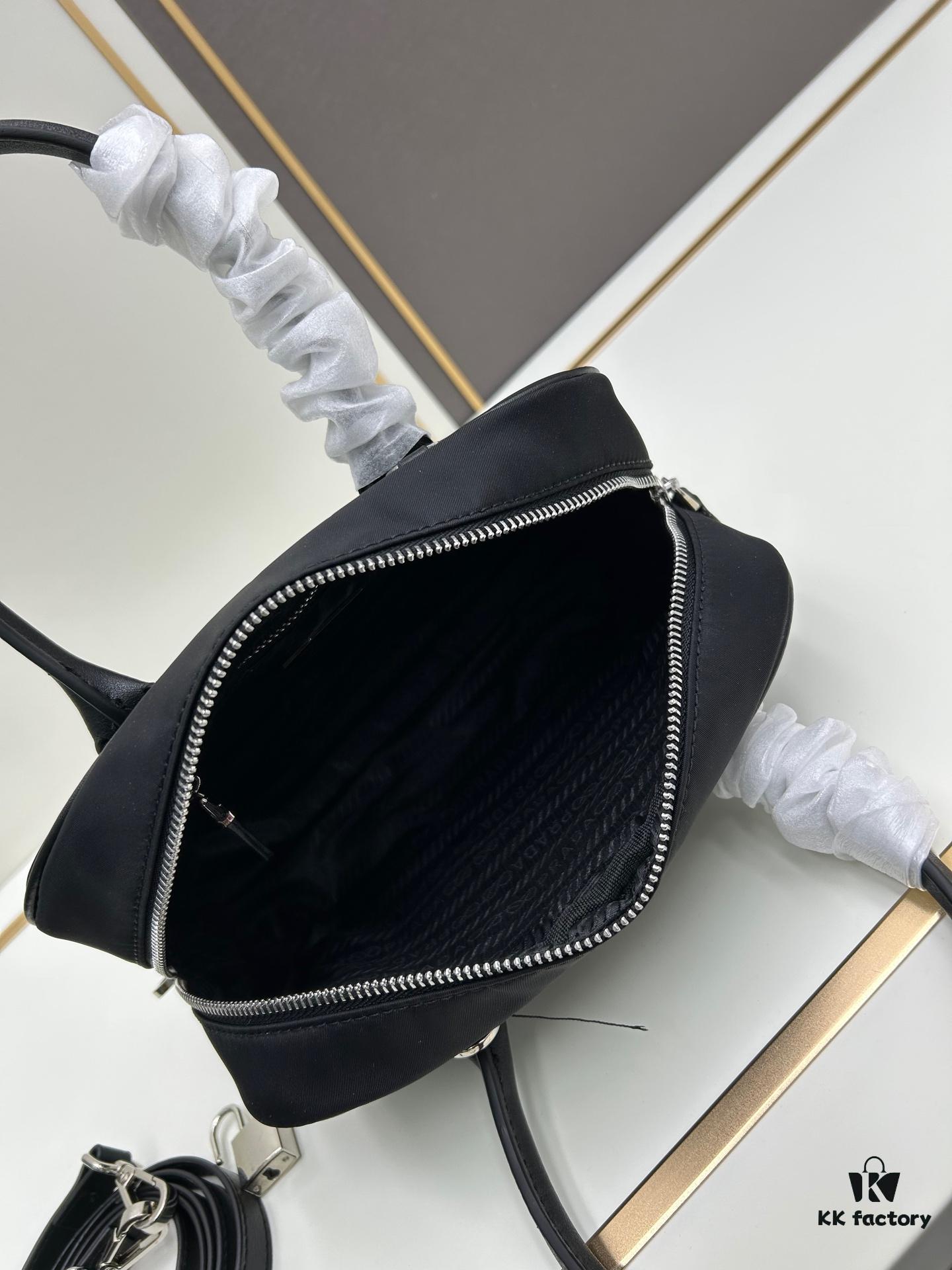 PRADA Black Vintage Boston Handbag ||| The Epitome of Elegance