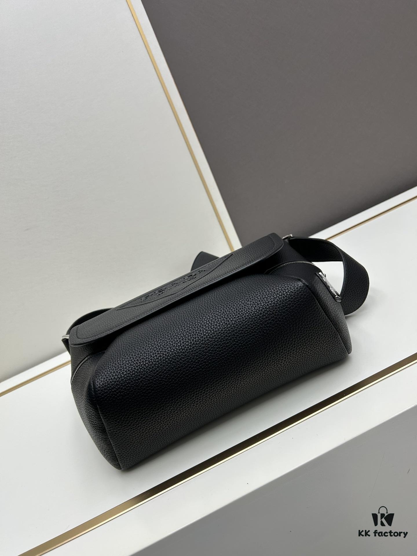 Prada Men's Crossbody Bag in Crinkled Calfskin