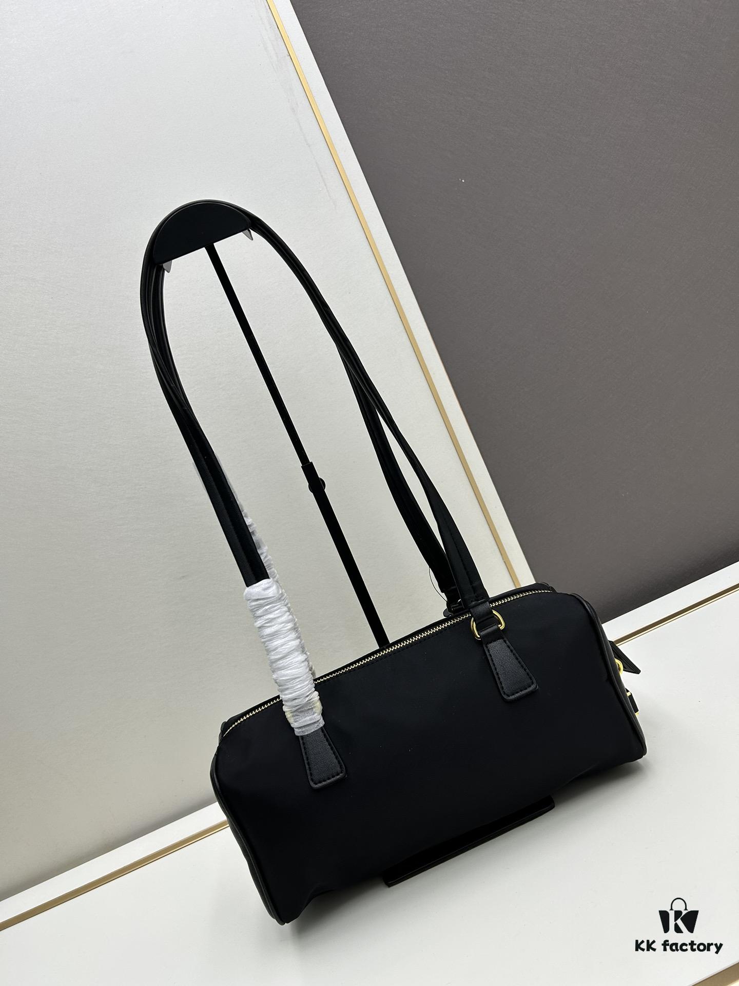 Prada Cabbage Collection Premium Set with Box | Rose Gold Hardware Baguette Bag 🖤|||▓ PRADA Rose Gold Hardware Baguette Bag 🥖