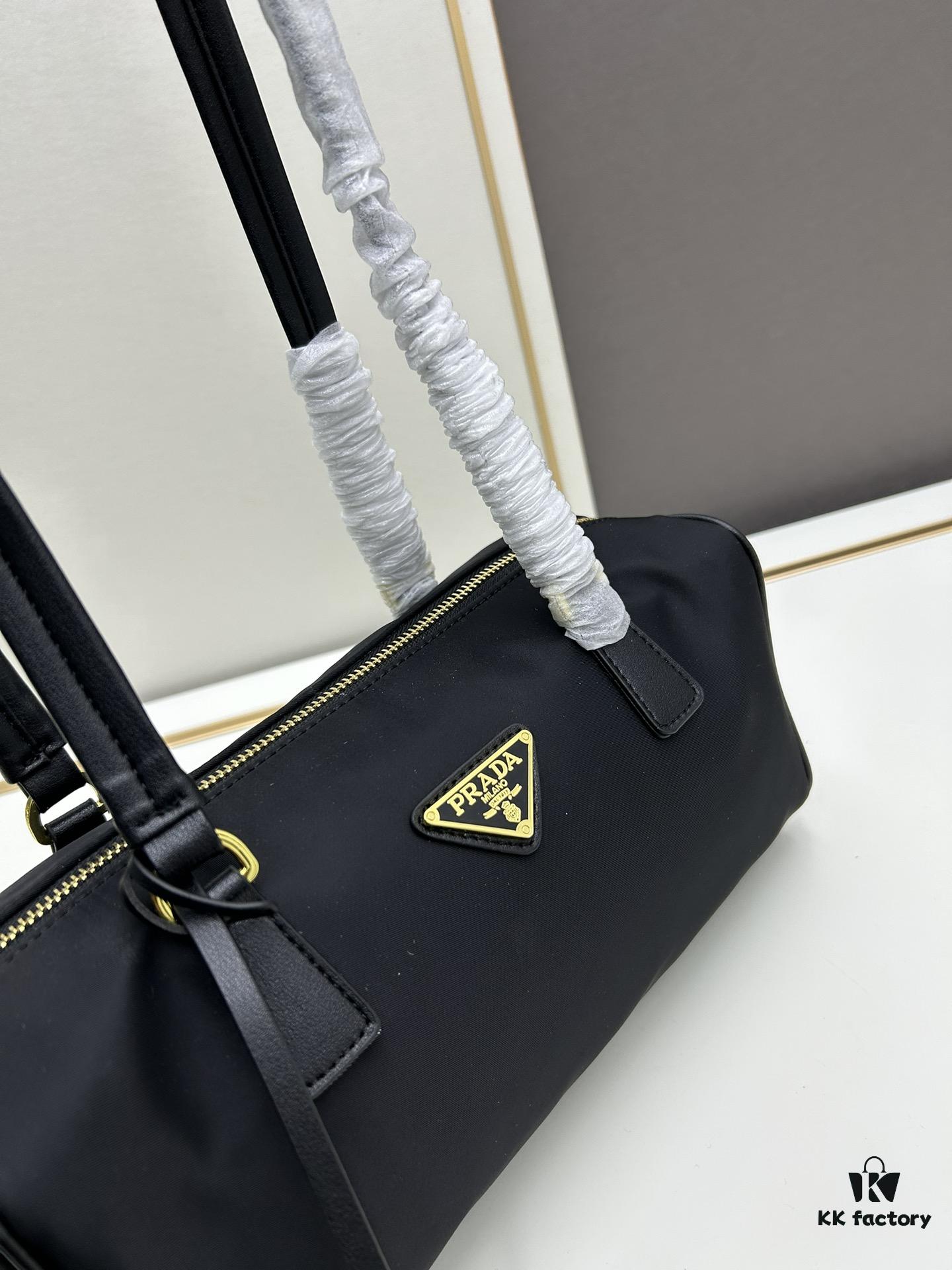 Prada Cabbage Collection Premium Set with Box | Rose Gold Hardware Baguette Bag 🖤|||▓ PRADA Rose Gold Hardware Baguette Bag 🥖