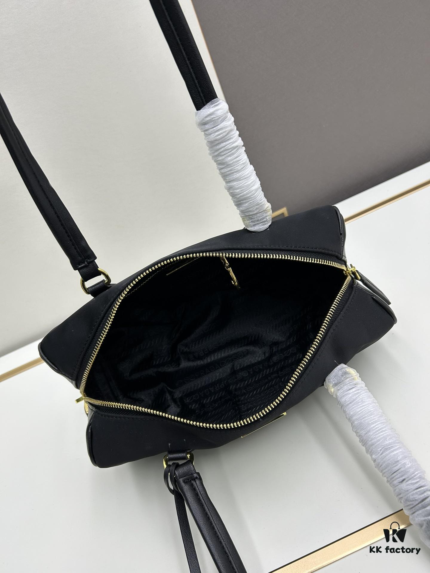 Prada Cabbage Collection Premium Set with Box | Rose Gold Hardware Baguette Bag 🖤|||▓ PRADA Rose Gold Hardware Baguette Bag 🥖