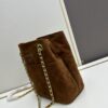 Vintage Prada Suede Crossbody Bag with Chain – A Timeless 'Baozi' Design