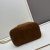 Vintage Prada Suede Crossbody Bag with Chain – A Timeless 'Baozi' Design