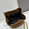 Vintage Prada Suede Crossbody Bag with Chain – A Timeless 'Baozi' Design
