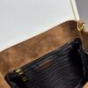 Vintage Prada Suede Crossbody Bag with Chain – A Timeless 'Baozi' Design
