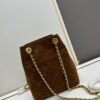 Vintage Prada Suede Crossbody Bag with Chain – A Timeless 'Baozi' Design