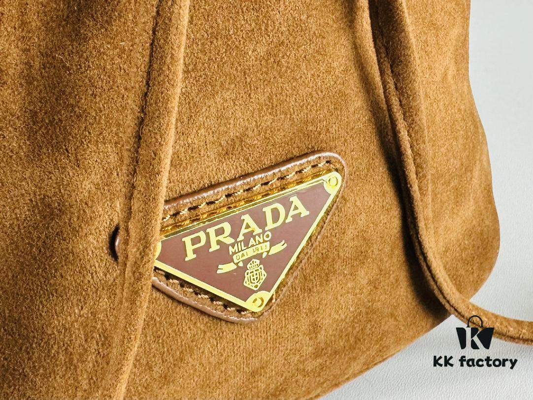 Prada New Suede Brown Collection with Box