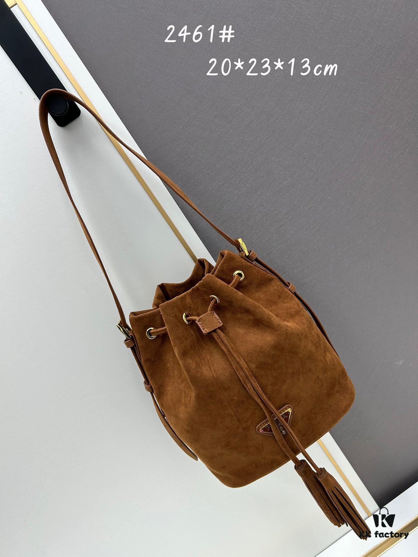 Prada New Suede Brown Collection with Box