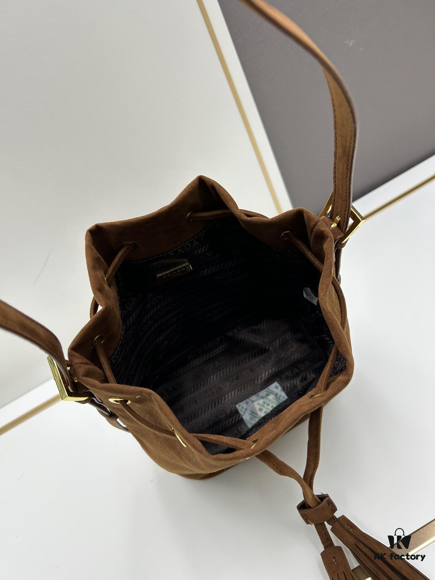 Prada New Suede Brown Collection with Box