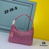 Prada 2021 New Sparkling Rhinestone Hobo Bag with Box
