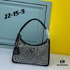 Prada 2021 New Sparkling Rhinestone Hobo Bag with Box