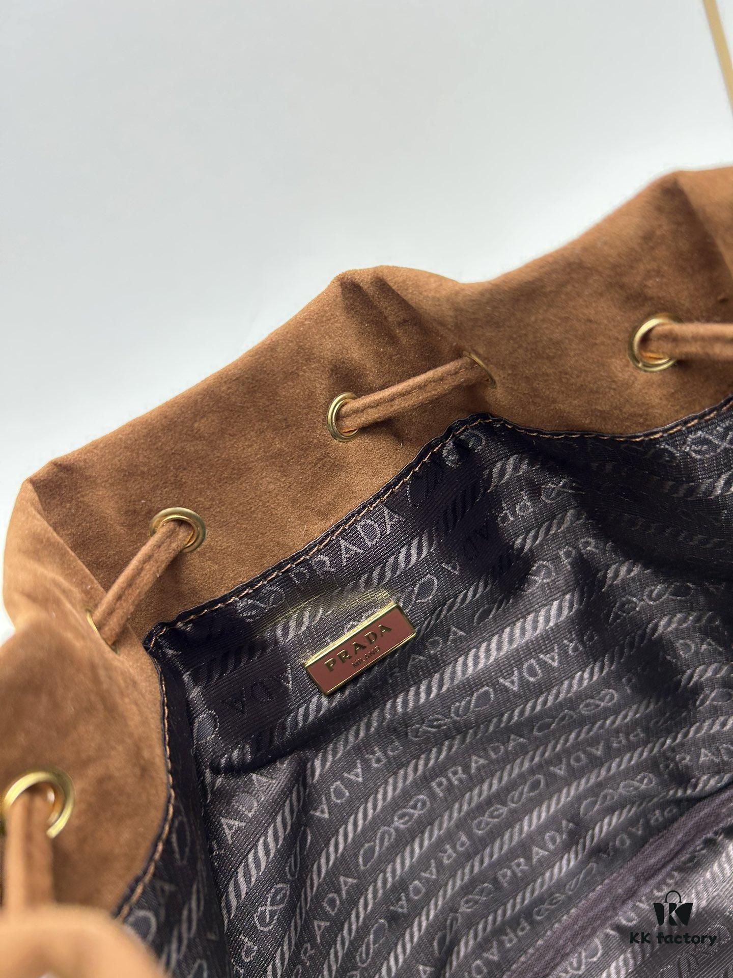 Prada New Suede Brown Collection with Box