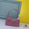 Prada 2021 New Sparkling Rhinestone Hobo Bag with Box
