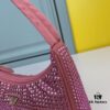 Prada 2021 New Sparkling Rhinestone Hobo Bag with Box