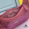 Prada 2021 New Sparkling Rhinestone Hobo Bag with Box