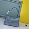 Prada 2021 New Sparkling Rhinestone Hobo Bag with Box