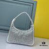 Prada 2021 New Sparkling Rhinestone Hobo Bag with Box