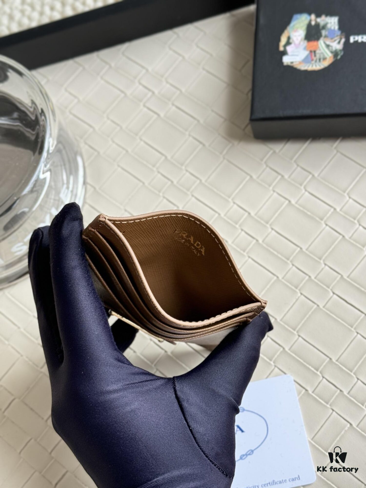 Prada Best-Selling Card Holder Unisex Small Wallet in Black 1MC025 Triangle Logo Series Nine Colors Available