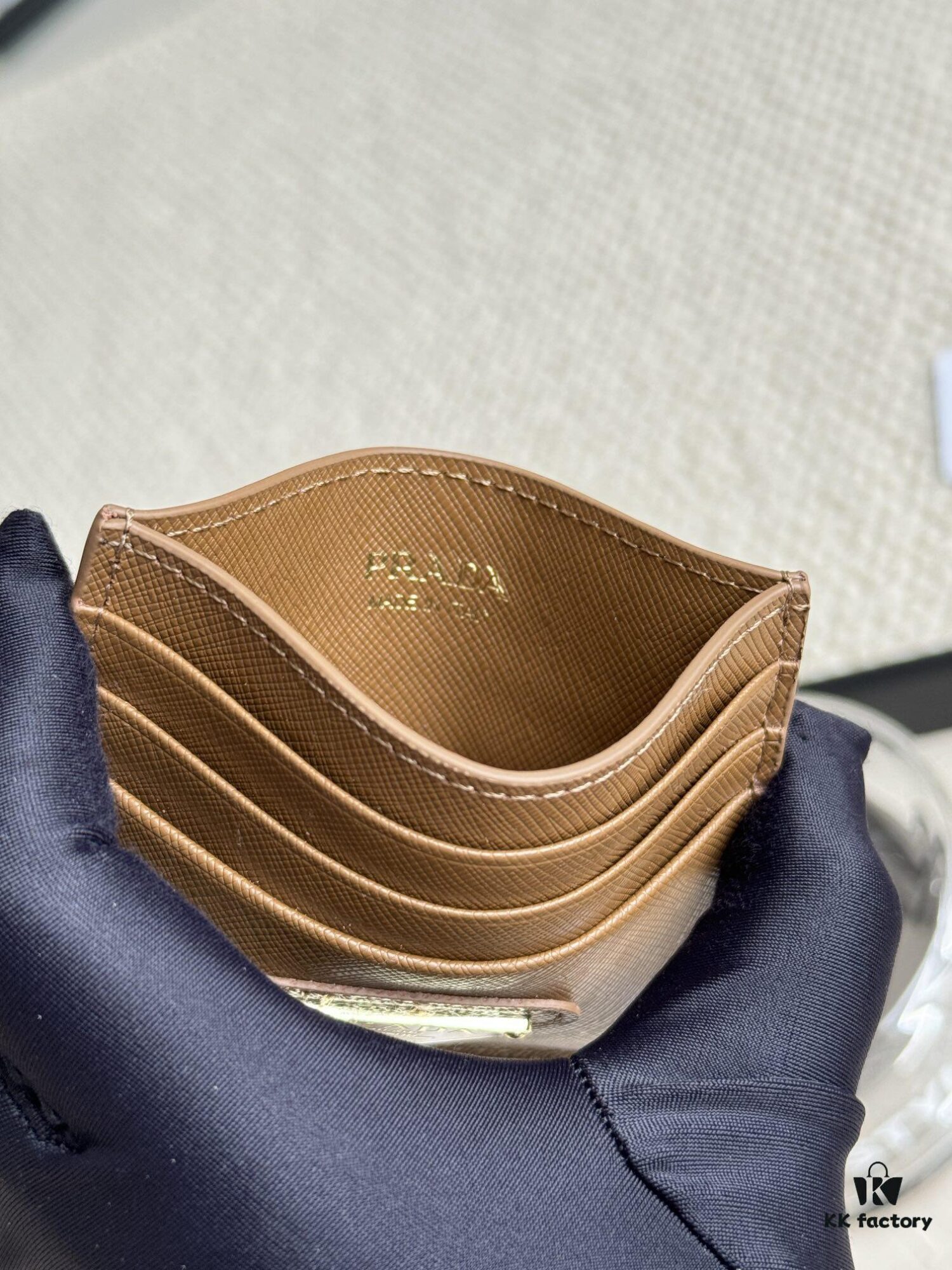 Prada Best-Selling Card Holder Unisex Small Wallet in Black 1MC025 Triangle Logo Series Nine Colors Available