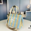 Prada Beautiful Wicker Basket Bag – A Stylish Summer Essential with Woven and Leather Design