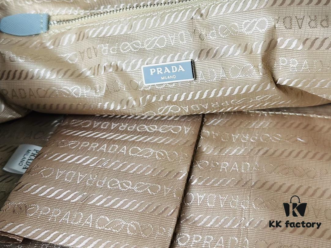 Prada Nylon Tote Bag, Black Lightweight Nylon Tote, Spacious 40L Size Fits Large Laptop