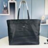 Prada Nylon Tote Bag, Black Lightweight Nylon Tote, Spacious 40L Size Fits Large Laptop