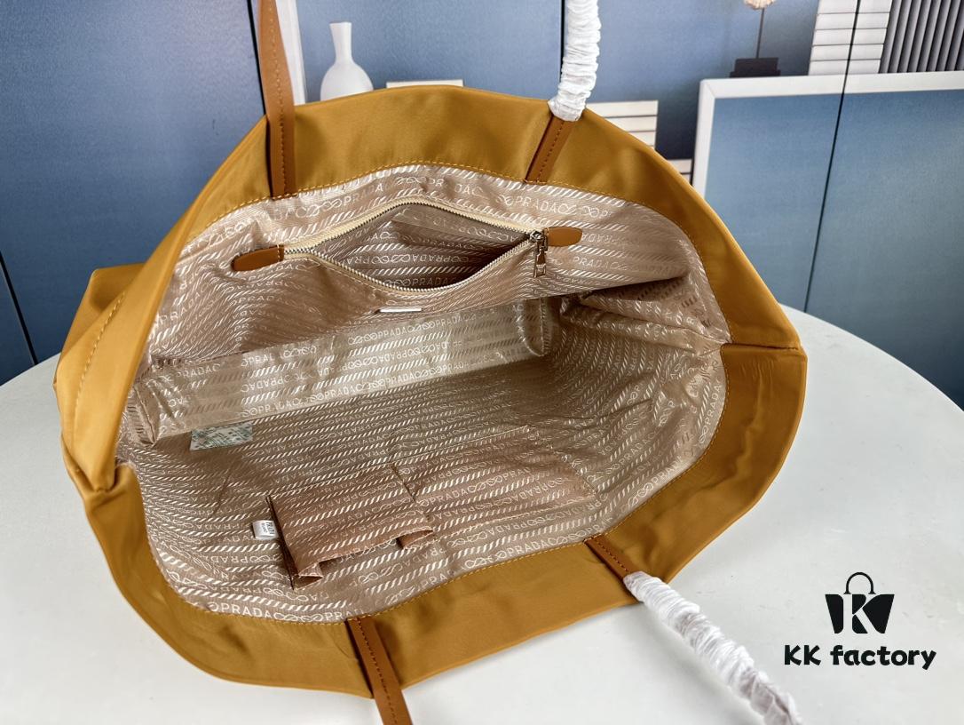 Prada Nylon Tote Bag, Black Lightweight Nylon Tote