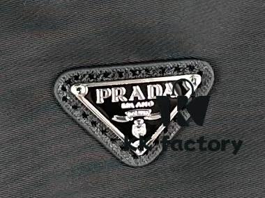 Prada Nylon Tote Bag, Black Lightweight Nylon Tote, Spacious 40L Size Fits Large Laptop