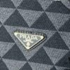 New Small Size Prada Embroidered Fabric Tote Bag in Box (with Long Strap)