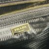 New Large Size Prada Embroidered Fabric Tote Bag (With Long Shoulder Strap)