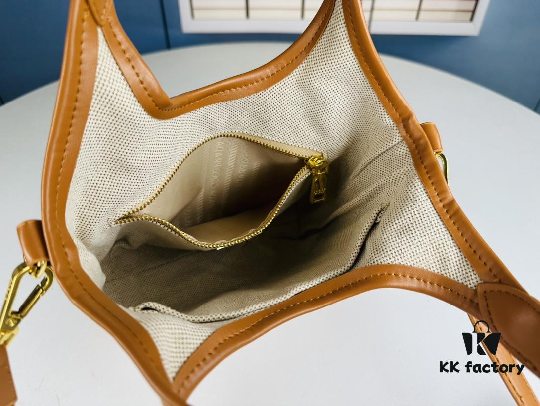 Small Size Prada New Linen Tote Bag