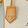 Small Size Prada New Linen Tote Bag