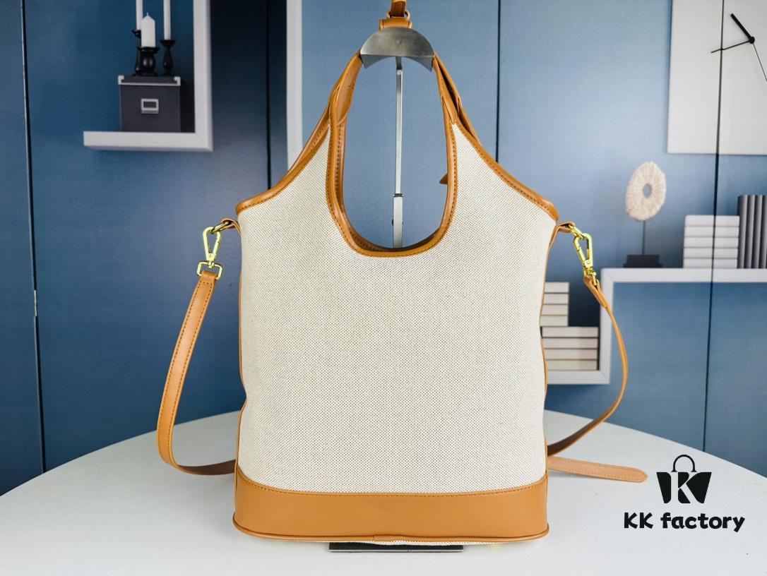 Large Size Prada New Linen Blend Tote Bag