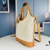 Large Size Prada New Linen Blend Tote Bag